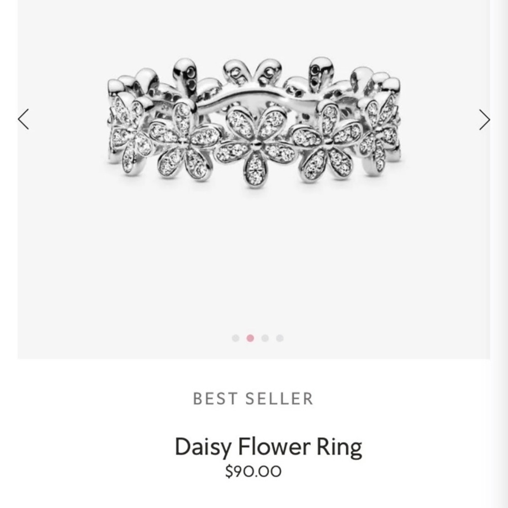 Pandora ring sz 9